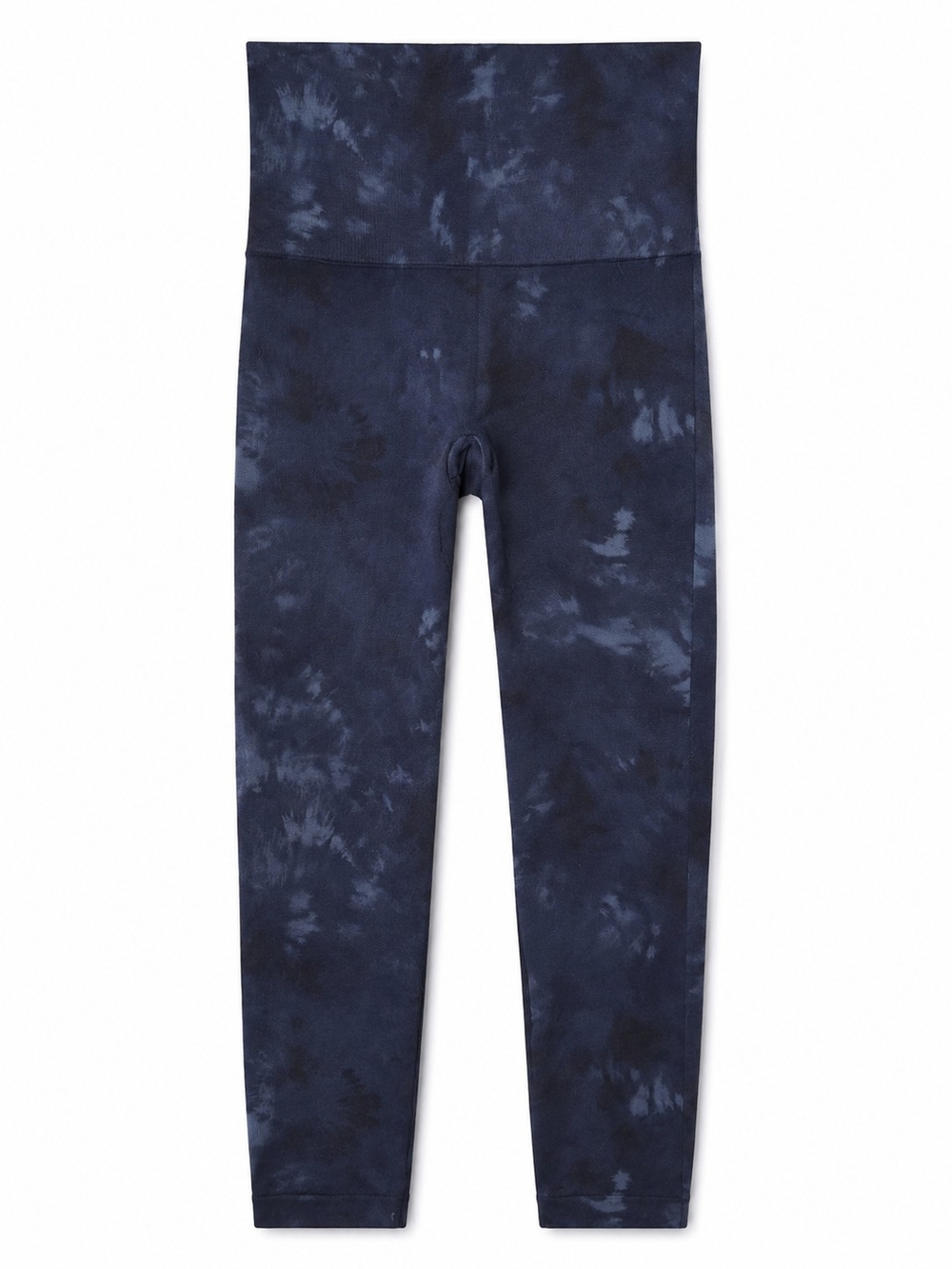 SPANX Navy Gray Tie-Dye High-Waist Ankle Leggings New Medium